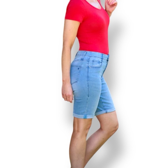 LuLaRoe Pants - NWT - LuLaRoe Bermuda Denim Shorts